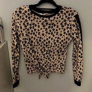 H&M animal print sweater